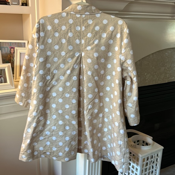 Chico’s Polka Dot Jacket - Picture 9 of 11